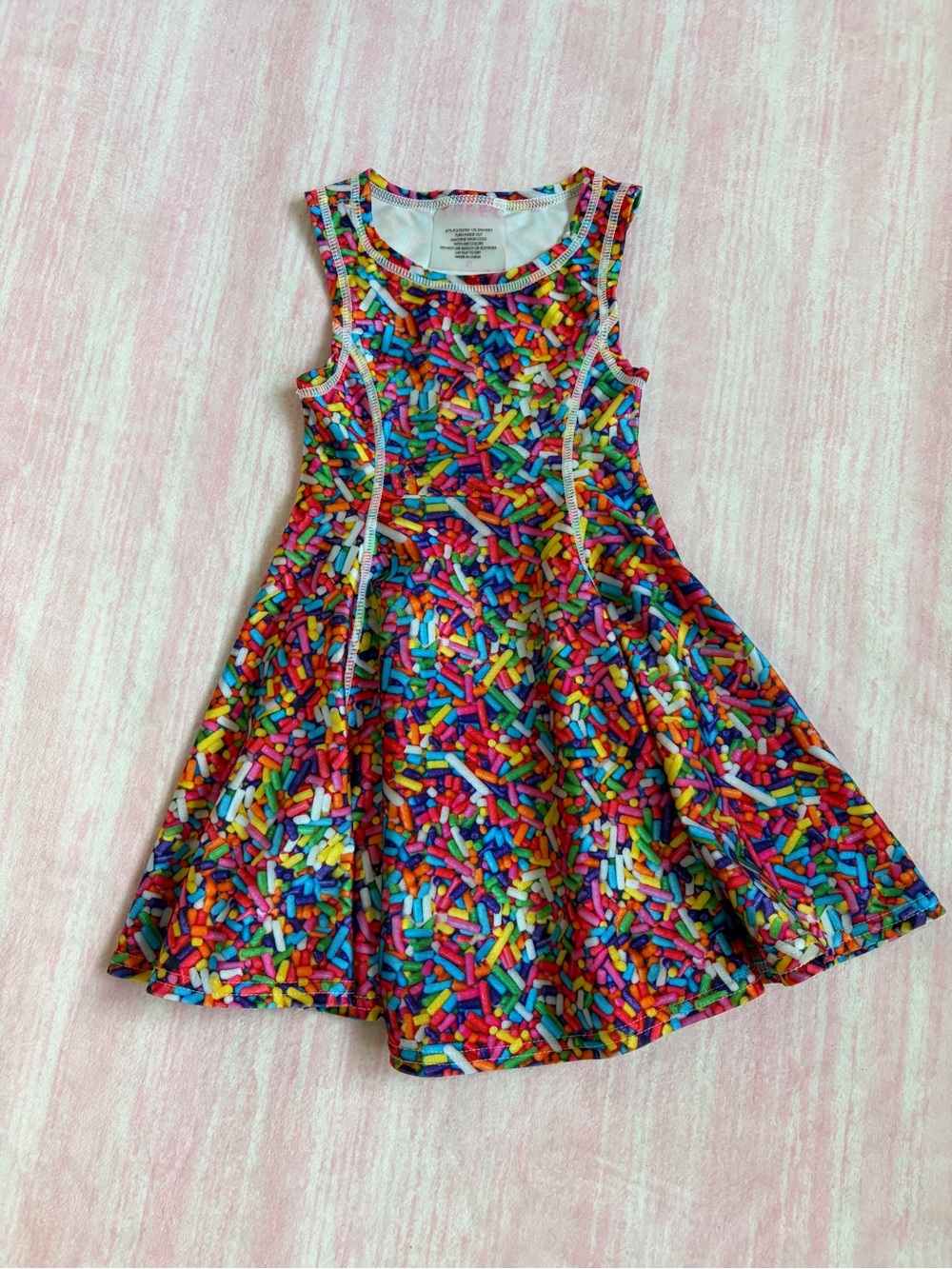 Terez Girls Sprinkles-Print Skater Dress - Multicolor